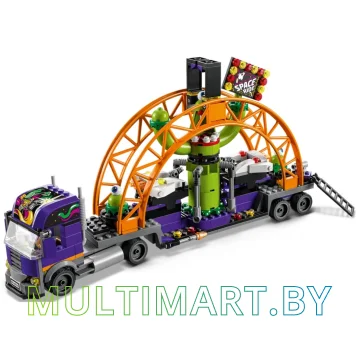 Конструктор LEGO City 60313 Грузовик с космической каруселью картинка 3